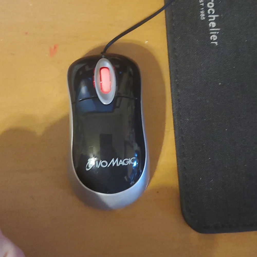 Mini 3D Optical Mouse Retractable USB Cord